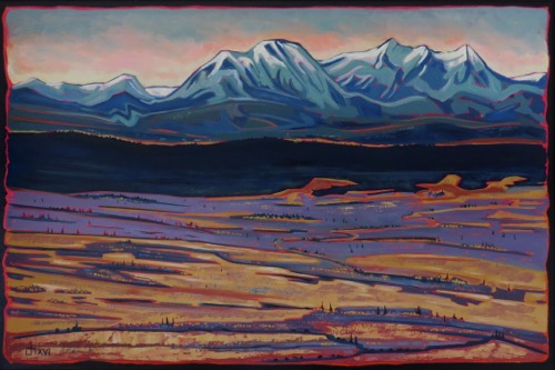 Mountains East/BarU Ranch 
32 x 48  $3200